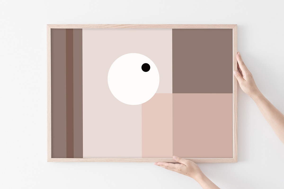 Wooden Frame Mockup Bundle., a Print Template by Kate Roubin (Photo 7 of 9)