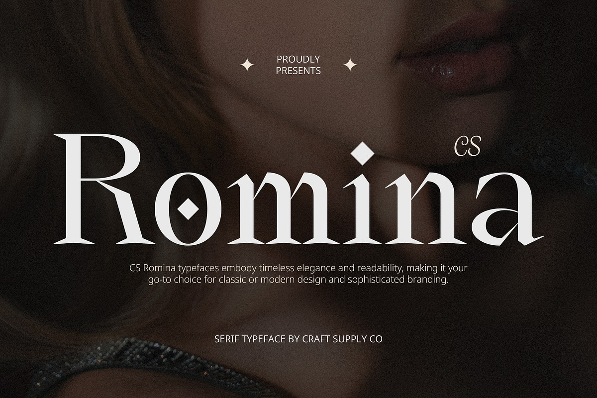 CS Romina – Elegant Font, a Serif Font by Craft Supply Co. (Photo 1 of 8)
