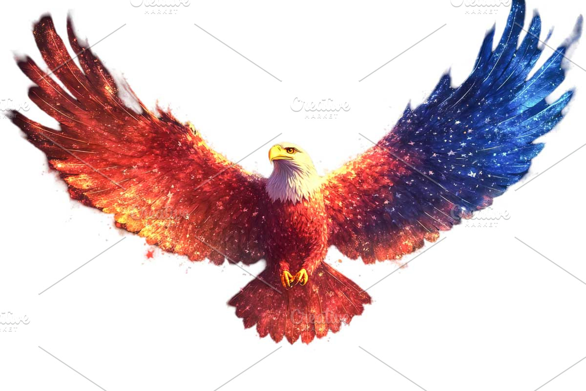 Eagle Patriotic 4th of July PNG, a Graphic by VetalStock (Photo 6 of 6)