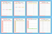 2025-26 Home Management Binder Canva, a Stationery Template by Designmela01 (Thumbnail 5 of 6)