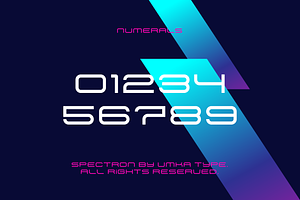 Spectron Display Font