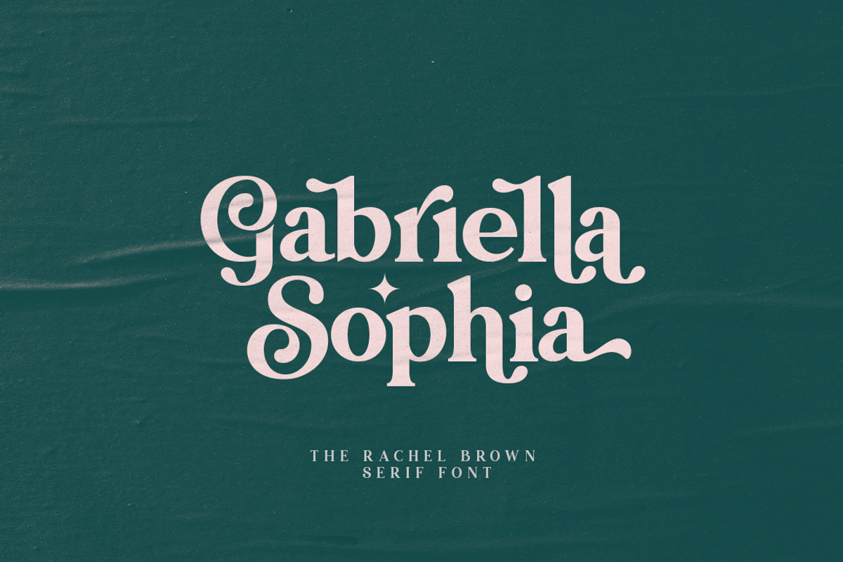 Rachel Brown, a Serif Font by Fargun Studio (Photo 11 of 17)
