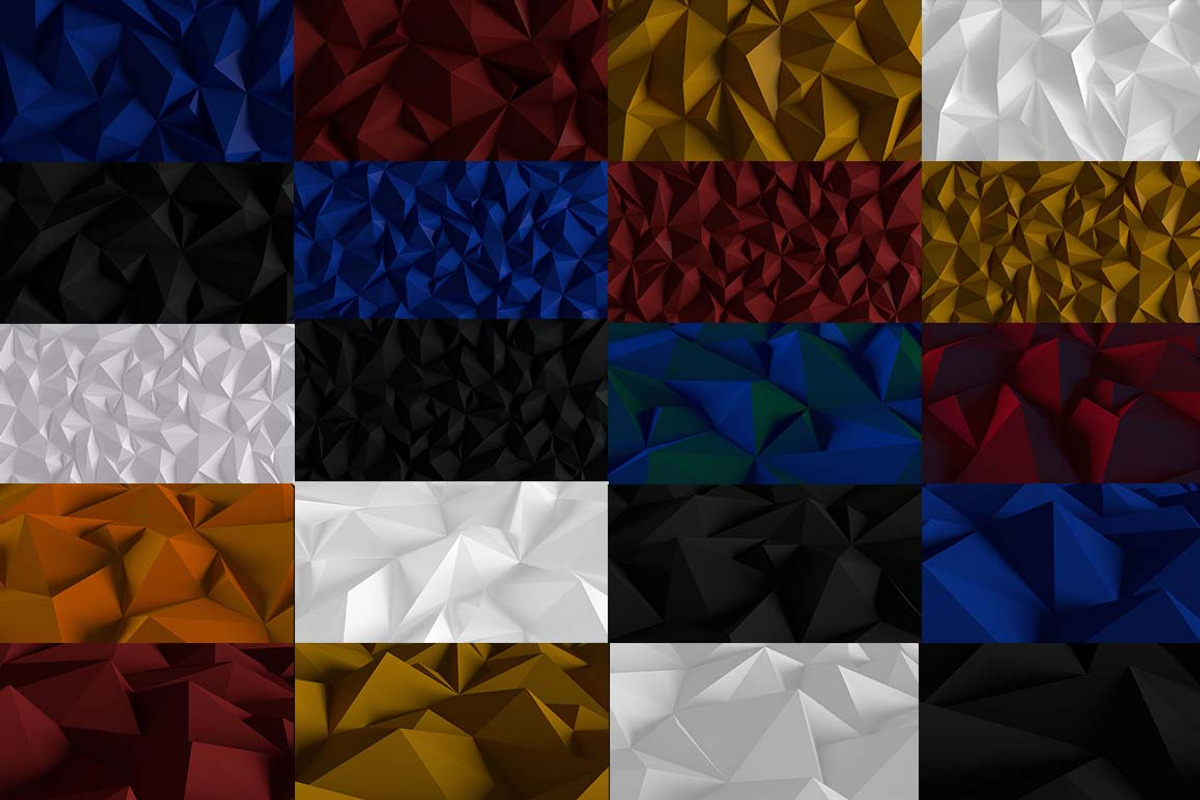 3D Geometric Backgrounds - Facets, a Pattern Graphic by Design Assets (Photo 7 of 7)