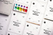 Watercolor Paper Mockup Layout, a Product Mockup by Custom Scene (Thumbnail 10 of 10)