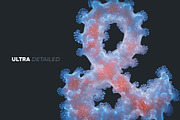 Luminescent Corals Letters Overlays, a Symbol Font by PhotoSpirit (Thumbnail 6 of 8)