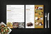 Modern Restaurant Menu (Bellissimo), a Brochure Template by Nathan Knight Design (Thumbnail 2 of 5)