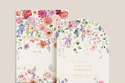 Florama Watercolor Floral Summer Set, a Decorative Illustration by Veris Studio (Thumbnail 10 of 23)