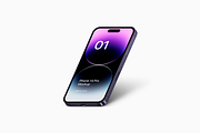 Phone 14 Pro - 21 Mockups Scenes, an iPhone Mockup by Asylab (Thumbnail 16 of 35)