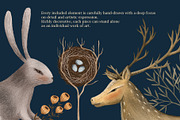 Whisper of the Woods Pattern, a Wallpaper Graphic by Kattypainting (Thumbnail 2 of 6)