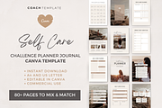 Self Care Planner Journal Template, a Marketing Template by COACHTEMPLATE (Thumbnail 1 of 13)