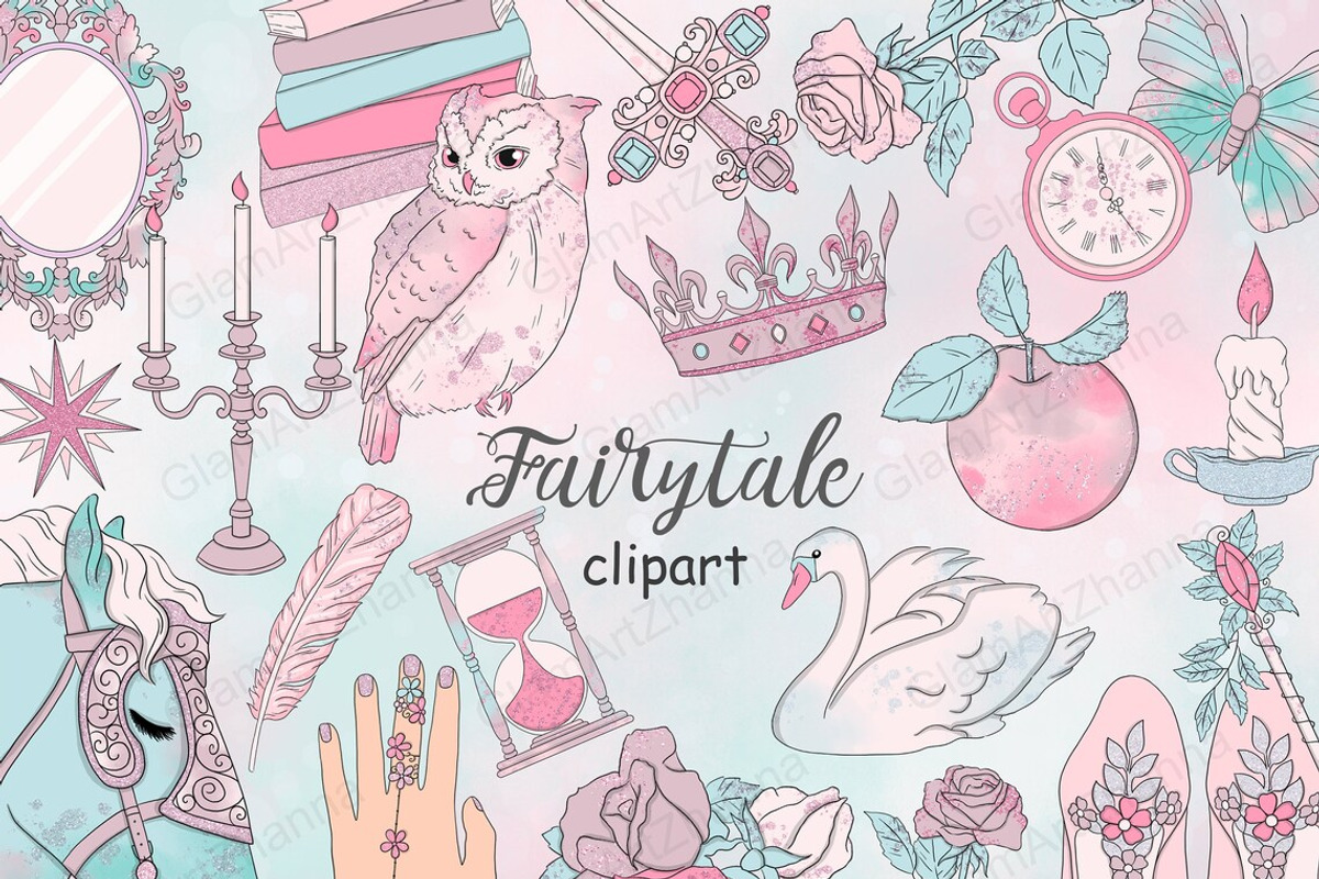 Fairytale Clipart, an Object Illustration by GlamArtZhanna (Photo 1 of 3)