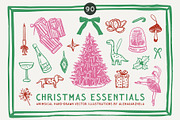 CHRISTMAS ESSENTIALS - whimsical set, an Object Graphic by alenaganzhela (Thumbnail 1 of 10)