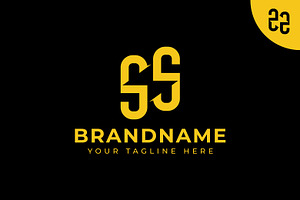 Letters SS or ZZ Power Modern Logo, a Branding & Logo Template by Pray Art Design Studio