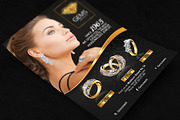 Black & Gold Jewelry Flyer, a Flyer Template by designerds (Thumbnail 1 of 3)