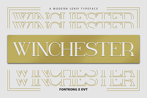 Winchester - Modern Serif Typeface