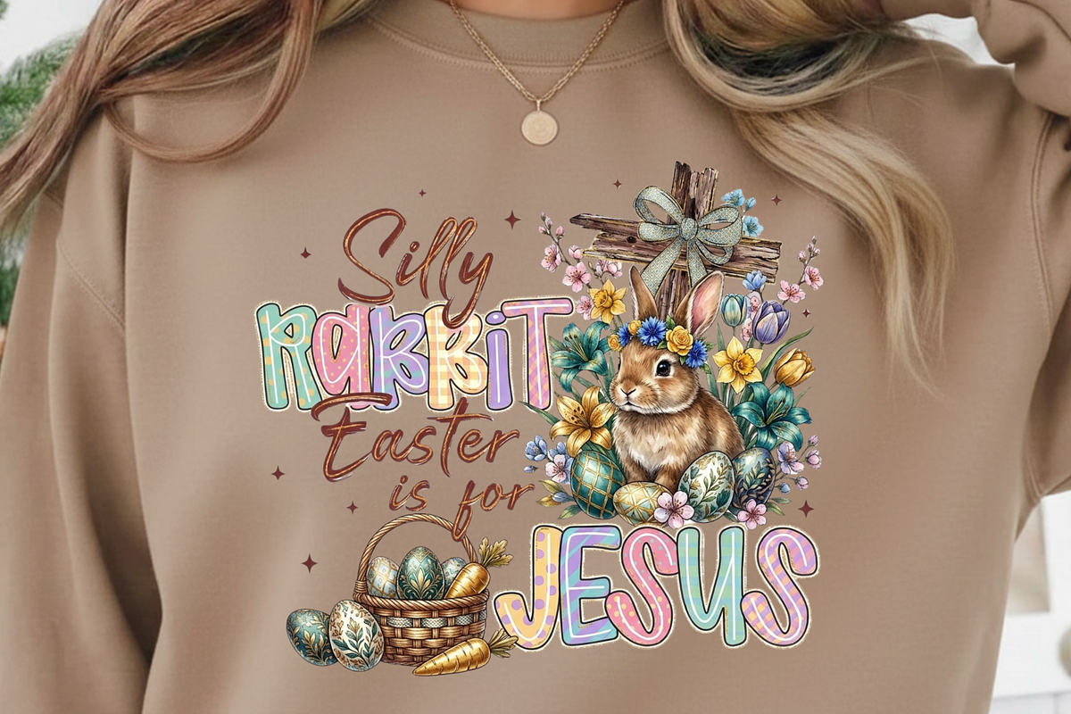 Silly Rabbit Easter Is For Jesus PNG, a Graphic by Vector Portal (Photo 6 of 6)