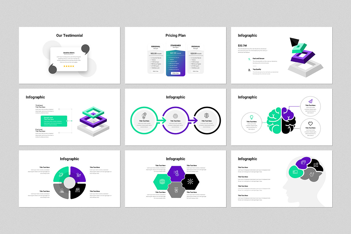 Business Plan Presentation Template, a Presentation Template by GenerousArt (Photo 5 of 8)