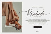 Herathine - Elegant Script, a Script Font by MJB Letters (Thumbnail 3 of 10)