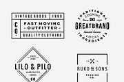 vintage logo, badge, insignia, label, a Branding & Logo Template by Brainware Graphic (Thumbnail 8 of 14)