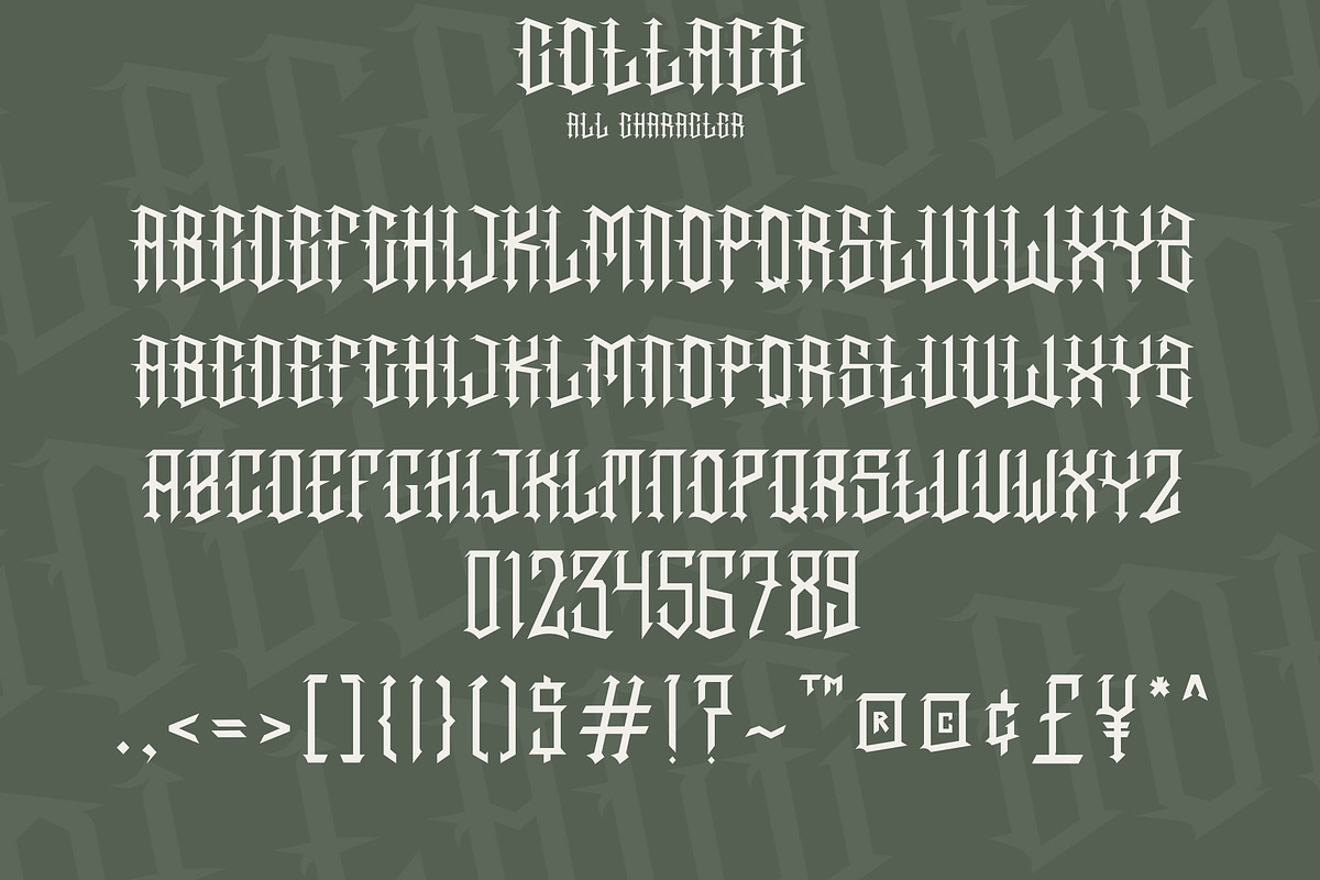 Cottage - Blackletter Font, a Blackletter Font by AQR Studio (Photo 6 of 8)