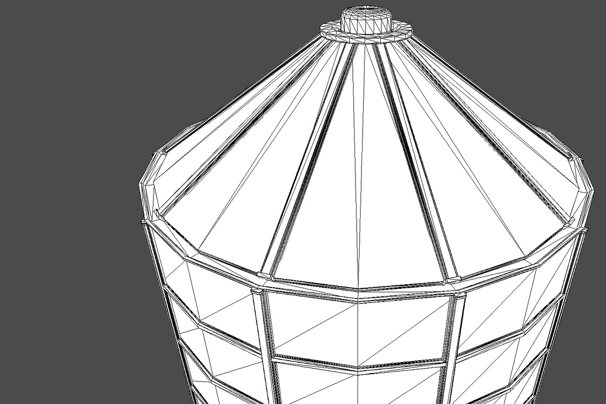 Farm Silo 6A PBR, an Architecture 3D Model by GamePoly (Photo 4 of 4)