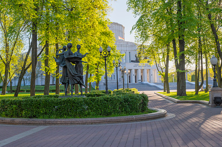 opera house in the city center of Minsk. Belarus, a Photo by Pictures for you!!!!!!!!!