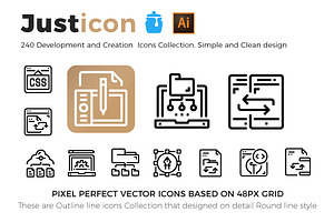 240 Development & Creation Icons