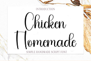 Chicken Homemade, a Handwritten Font by FreshTypeINK (Thumbnail 1 of 8)