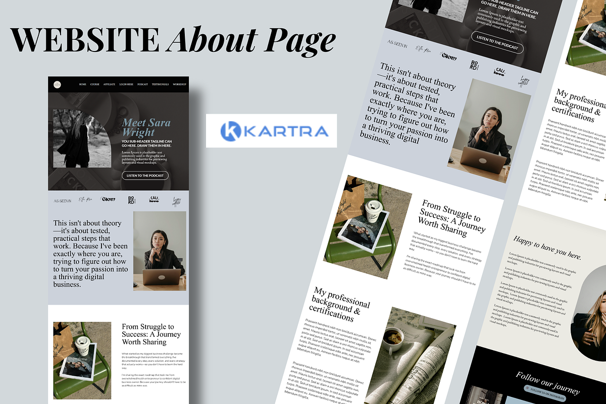 Kartra Coaching Membership Template, a Landing Page Template by Solana Creative Co. (Photo 12 of 12)