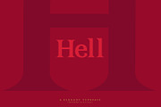 INFERNO Serif font, a Serif Font by Artistic & Unique (Thumbnail 9 of 17)