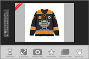 Hockey Jersey Mockup, a Bottom Mockup by Bruno's Shop (Thumbnail 2 of 3)
