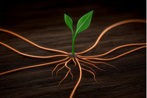 The image depicts fresh microgreens, a Food & Drink Photo by ZinetroN