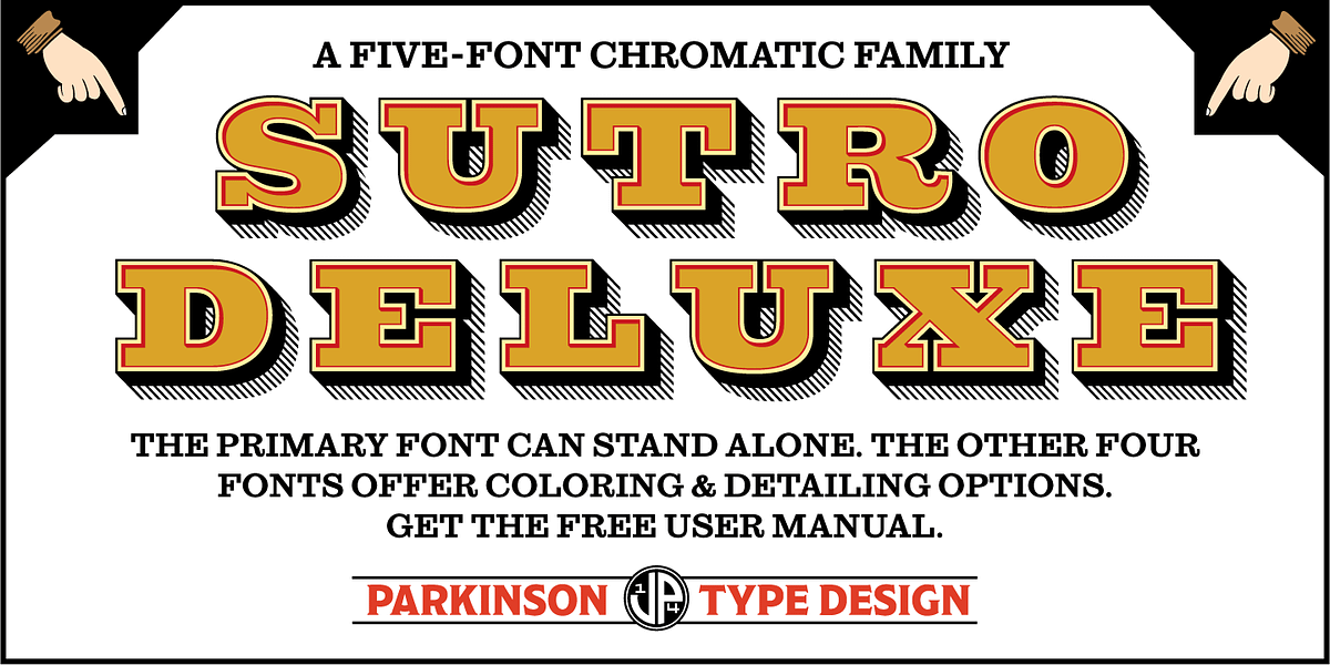 Sutro Deluxe, a Slab Serif Font by Parkinson Type Design (Photo 5 of 7)