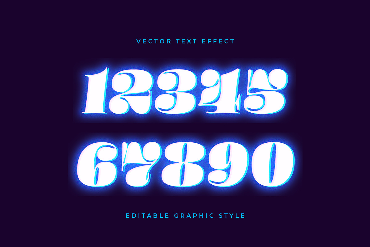 Glow Light Text Effect preview 2