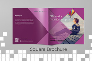 Bi-fold Square Brochure