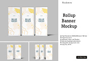 Rollup Banner Mockup, a Print Template by rizalamora (Thumbnail 1 of 11)