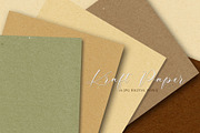 Kraft Paper Backgrounds, a Texture Graphic by Suna Kosem (Thumbnail 2 of 7)