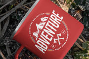 Enamel Mug on Scenes Mock-up, a Cups & Container Mockup by Branda Keeps (Thumbnail 15 of 16)