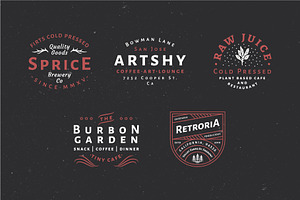 15 Vintage Bagde Logos Vol.1