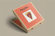 Pizza Box mockup - Luxury Edition, a Packaging Mockup by megostudi0 (Thumbnail 5 of 8)