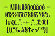 Wirana – Condensed Display, a Sans Serif Font by Bentype Studio (Thumbnail 10 of 10)