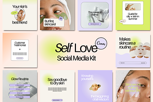 Self Love Social Media Template