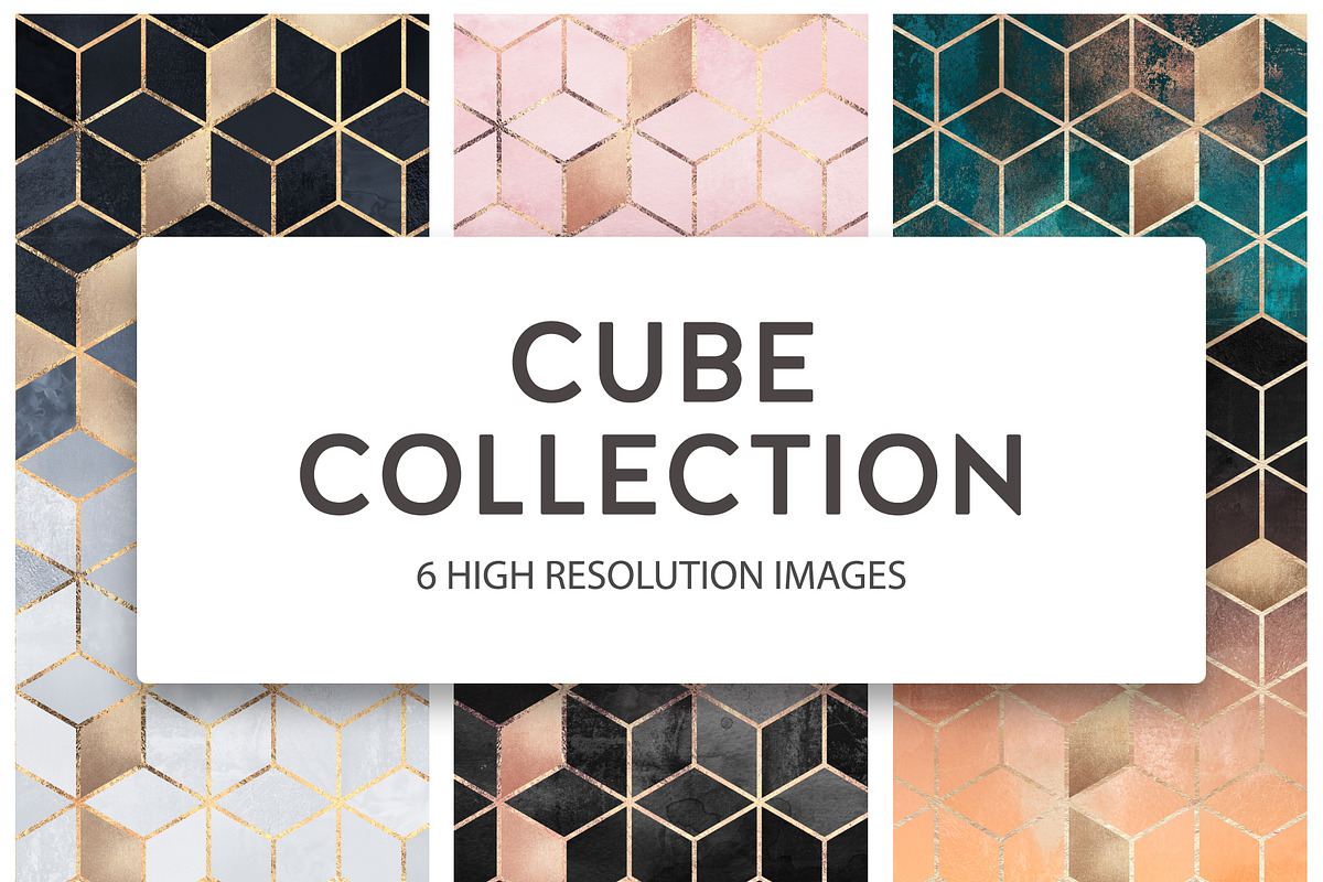 Cube Collection, a Pattern Graphic by Elisabeth Fredriksson (Photo 1 of 3)