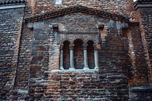 Romanesque arched window Asturias, an Architecture Photo by SkyNext