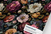 Dark Botanical Gothic Pattern Bundle, a Pattern Graphic by AYAKA Studio Co. (Thumbnail 3 of 12)
