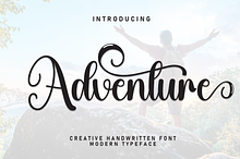 Adventure | Script Font