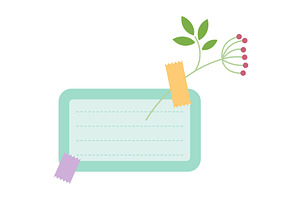 Cartoon task planner element, a Texture Illustration by the8monkey