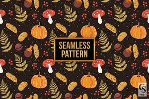 Thanksgiving Pattern Digital Papers