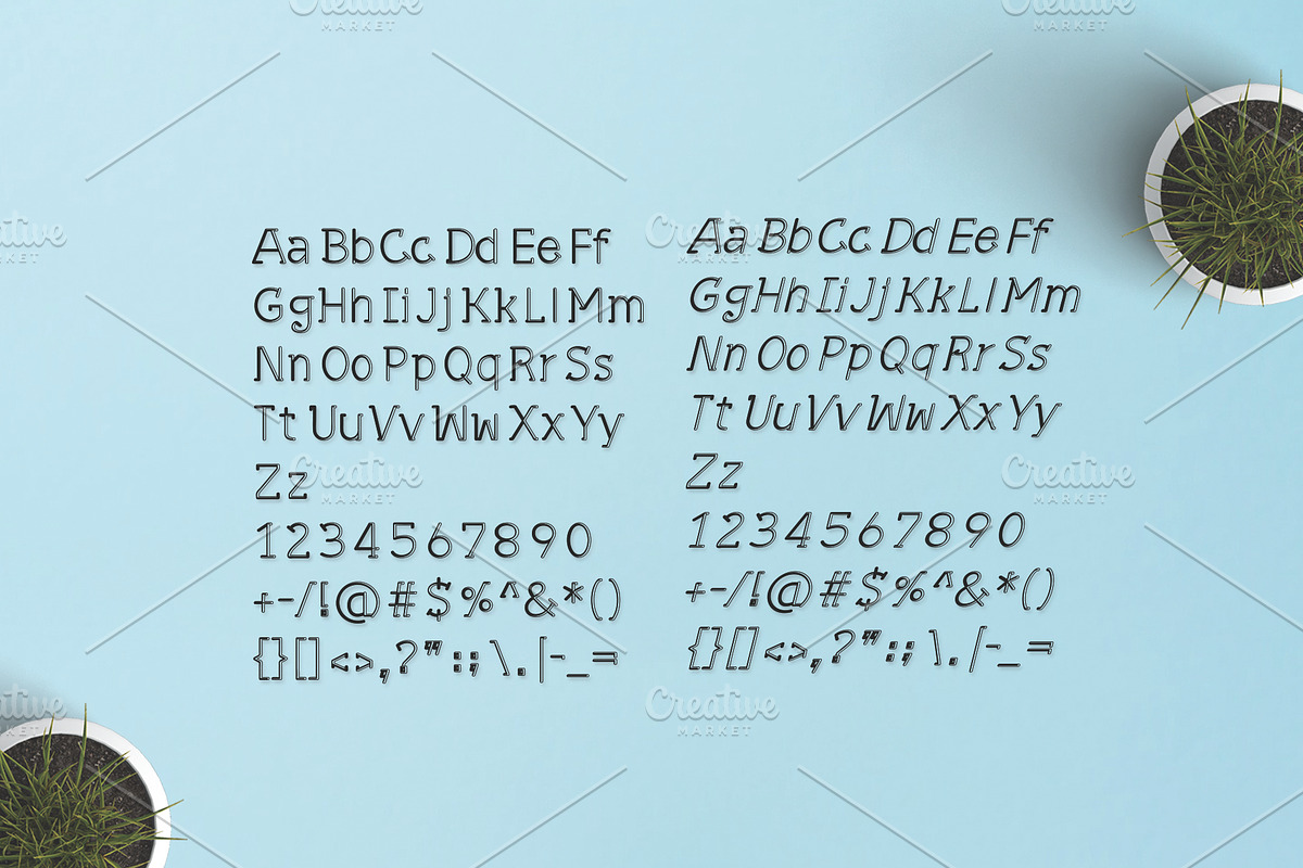 Sonif Shade Font preview 2