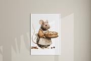 40 Autumn Mouse Clipart, an Animal Illustration by Pati Charm Studio (Thumbnail 8 of 9)